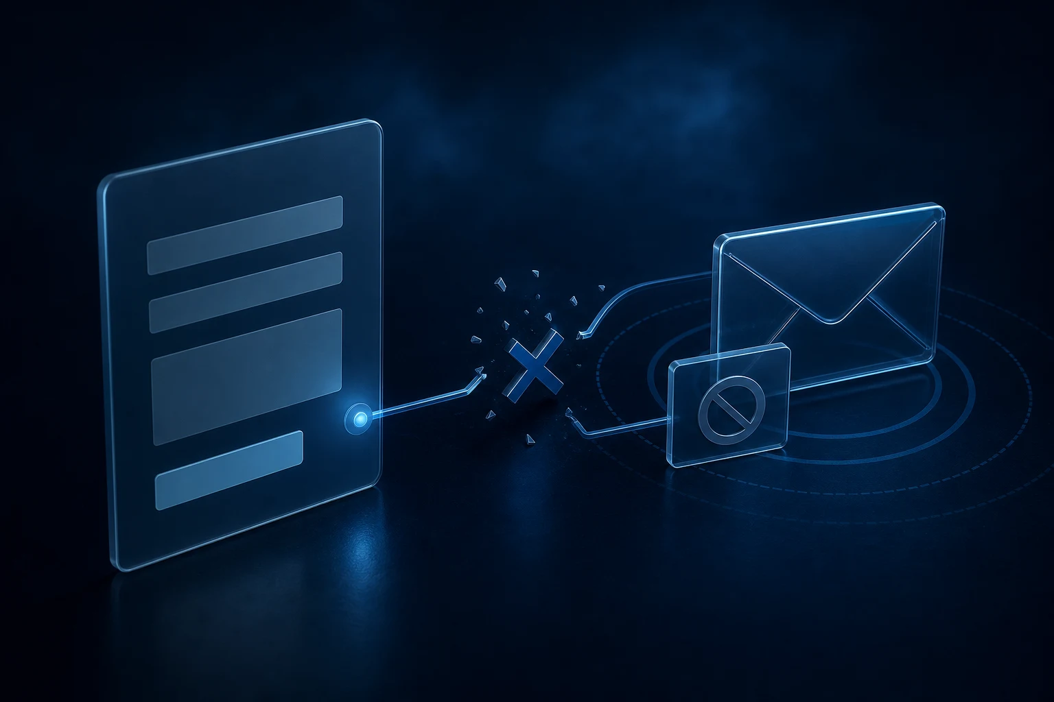 Email delivery failure from a ChatGPT-generated contact form