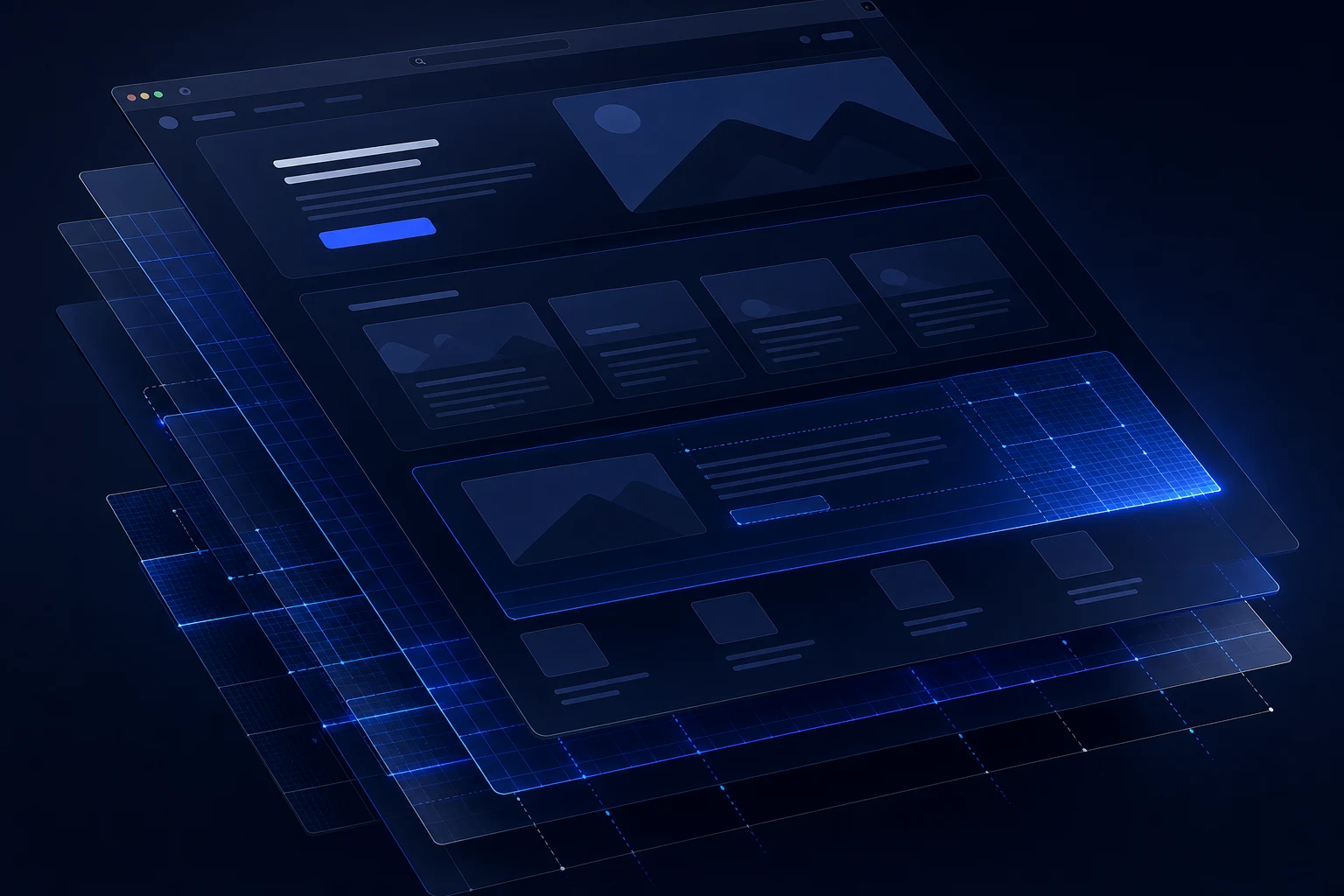 Framer AI layout problems on a polished website