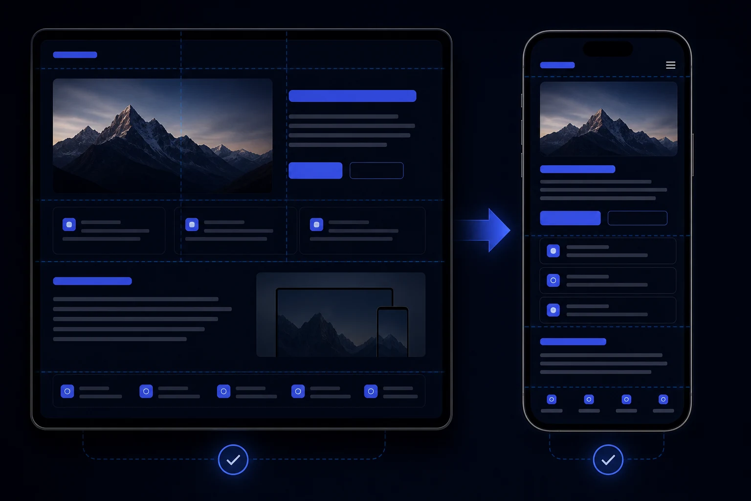 Repairing responsive design issues on a Hostinger AI website