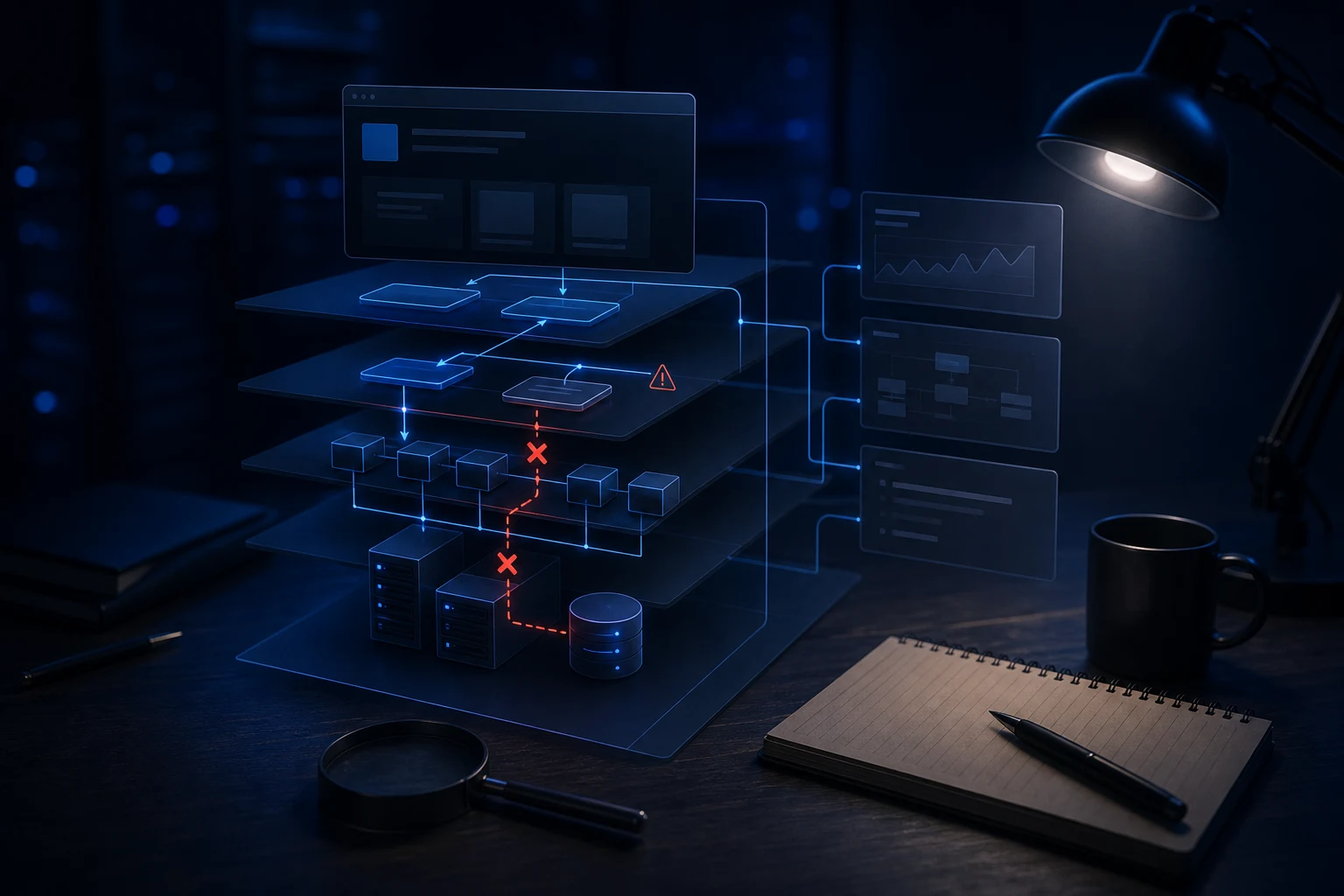 Technical diagnosis of a broken Replit app