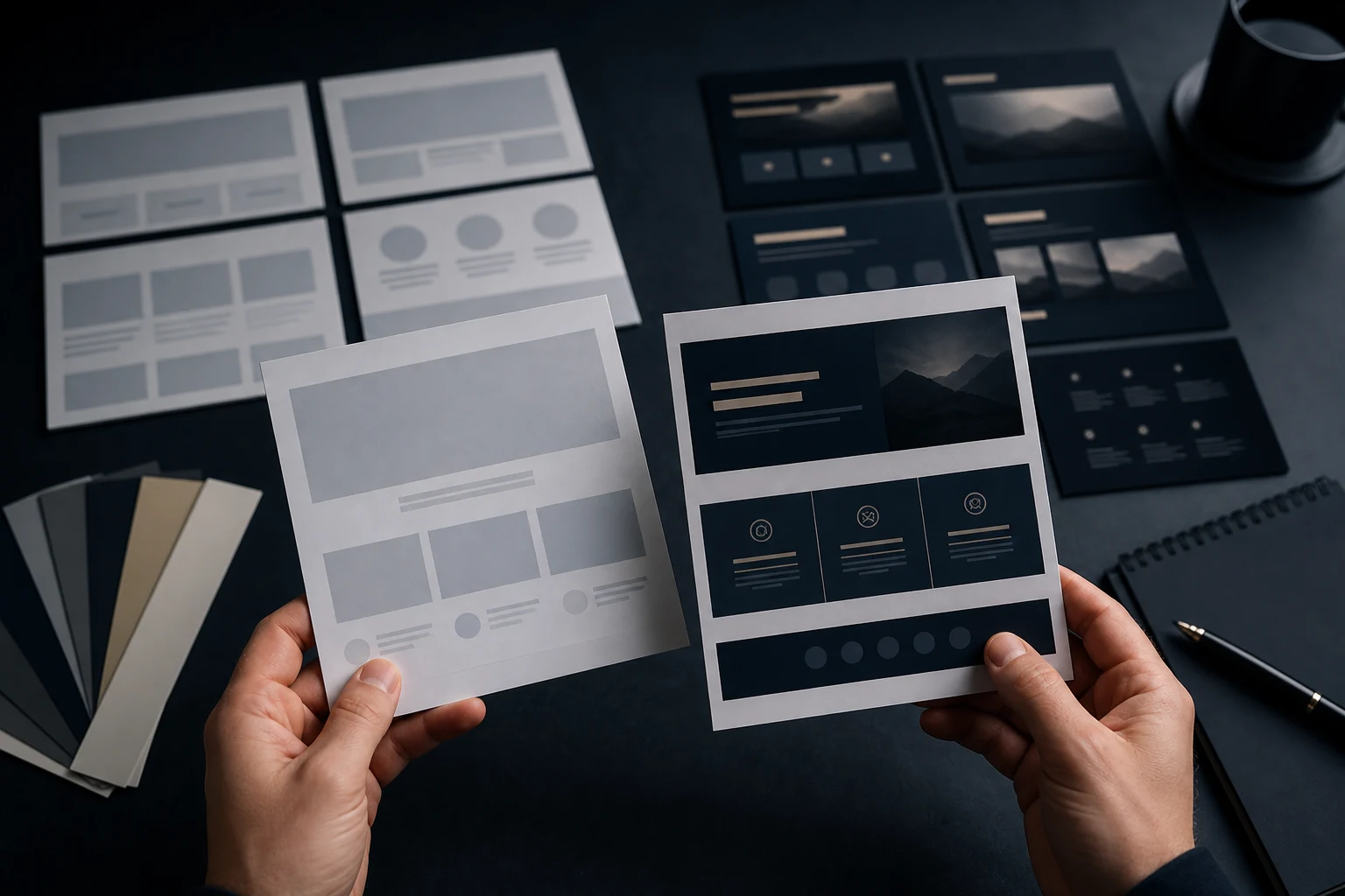 Wix AI website looks generic and needs improvement