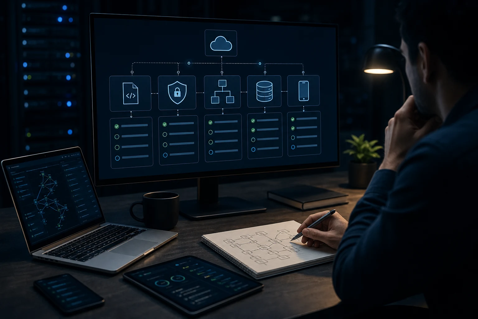 Pre-launch checks for deployment, environment variables, APIs, auth and mobile layout