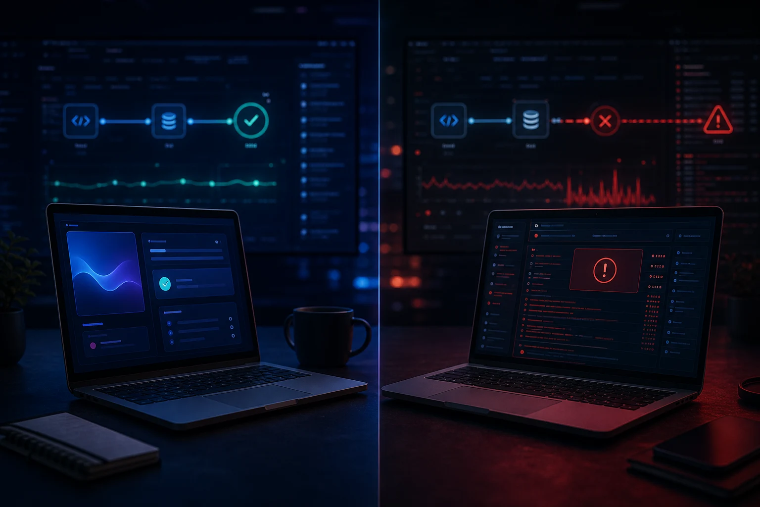AI app preview working while the live production deployment is failing