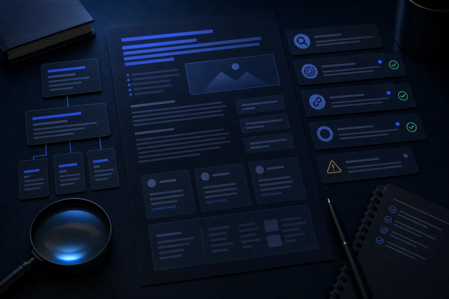 SEO audit review for an AI-built website