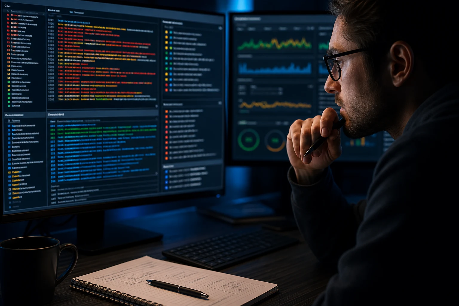 AI app deployment log diagnosis and review