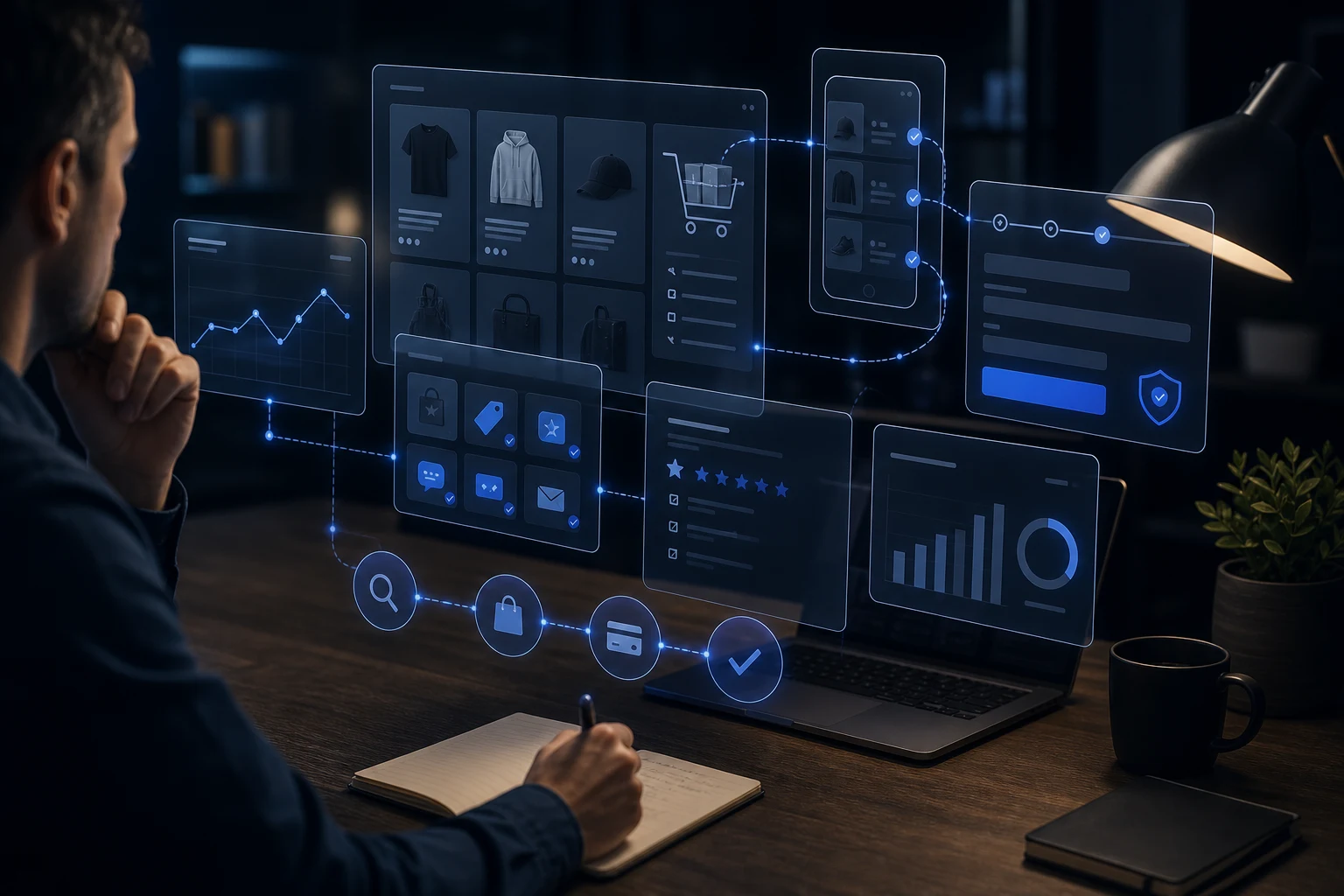 Diagnosing problems on a Shopify AI store